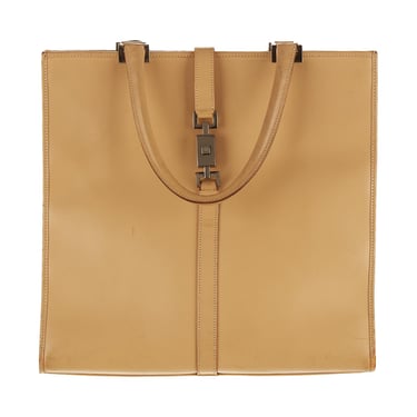 Gucci Tan Jumbo Top Handle Bag