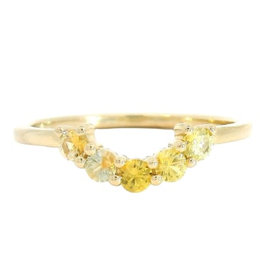 Arco De Vella Montana Sapphire Ring - Yellow