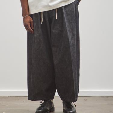 Sillage Circular Pants, Black Denim