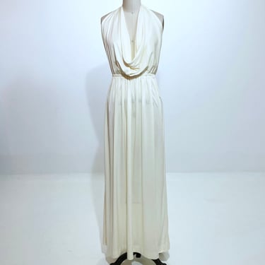 Halston Vintage Halter Dress