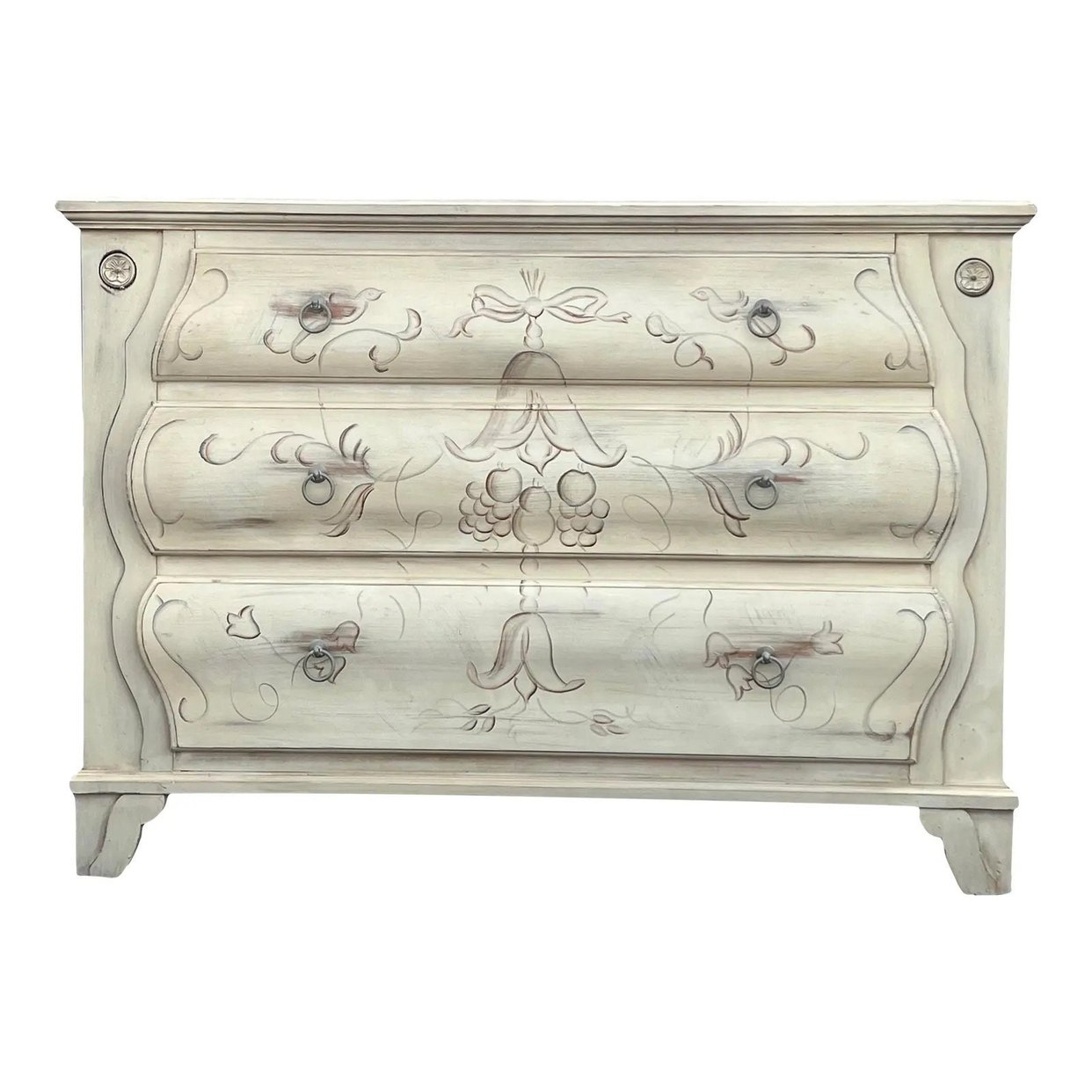 Ethan Allen Swedish Home Paint Decorated Chest Dresser | 2nd Story Trading  Co - Rockaway, NJ | ATTIC