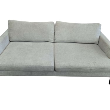 West Elm Gray 2-Seater Sofa