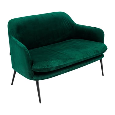 Emerald Velvet Settee by PolsPotten