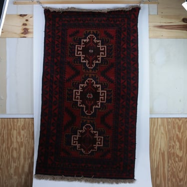 Persian Nomadic Hand Knotted Wool Rug 39" x 68"