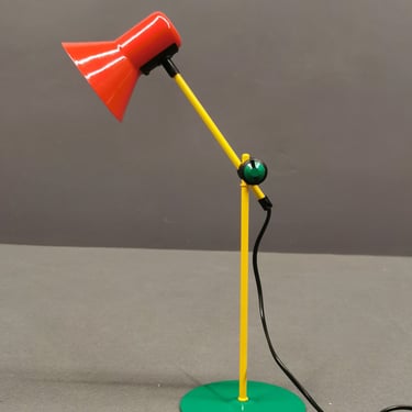 Veneta Lumi, Vintage Table Lamp, Pop Art, Memphis Desk Lamp, Memphis Table Lamp, Made In Italy, Retro Lamp, Retro Lighting 