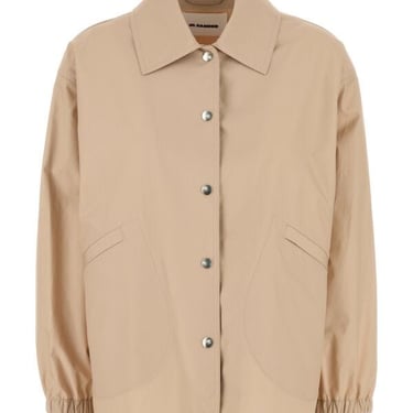 Jil Sander Women Beige Cotton Jacket