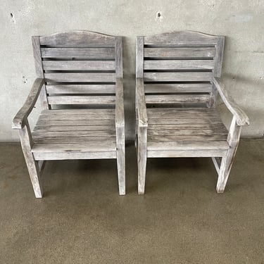 Teakwood Patio Chairs (pair)