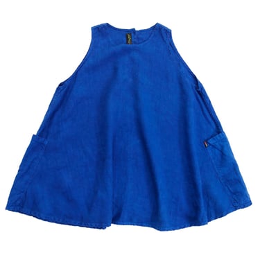Blueberry Linen Cocktail Dress