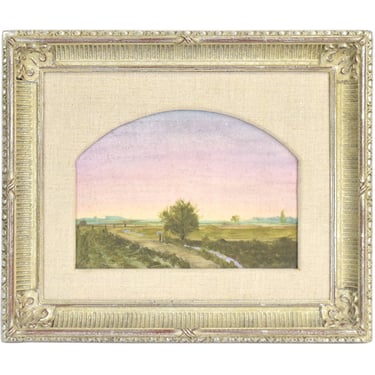 Brad Aldridge “Morning Stars” Miniature Landscape Oil Painting 