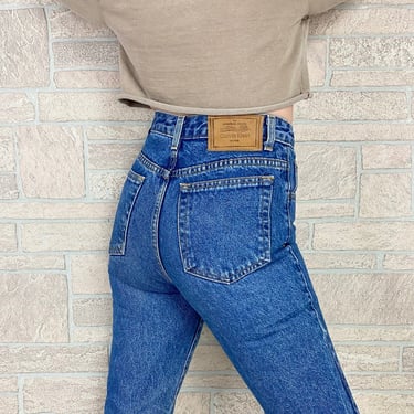 80's Calvin Klein High Waisted Jeans / Size 26 
