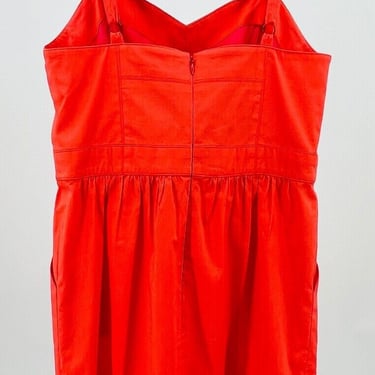 Shashonna Designer Orange Halter Summer Dress Size 6 