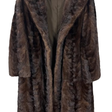 Vintage Flemington Ranch Mink Paw Fur Coat Jacket