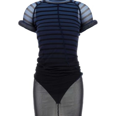 Jean Paul Gaultier Women Printed Mesh Dress