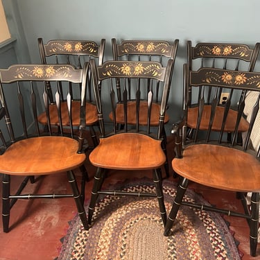 Set of six bent brothers chairs 