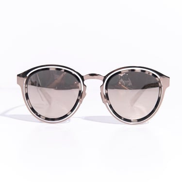 DIOR Gold &amp; Tortoise Shell Round Sunglasses