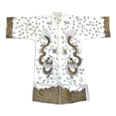 Silk Dragon Embroidered Robe