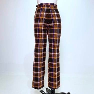 Chocolate Plaid 1960 Pants