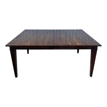 Ethan Allen Farmhouse Style Rustic Mahogany Dining Table 
