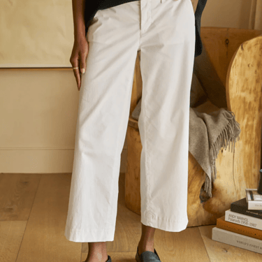 Frank & Eileen | Westport Wide Leg Trouser | Italian Performance Twill