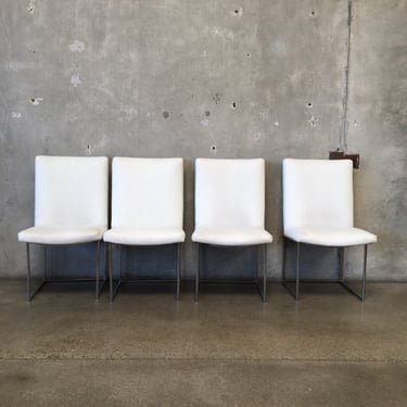 Set of Four 1187 Dining Chairs By Thayer Coggin Milo Baughman