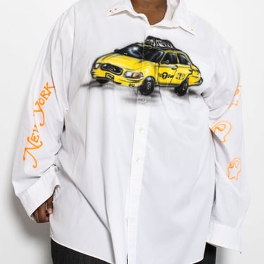 Femlord x BRZ - Yellow Taxi Shirt White (4X)