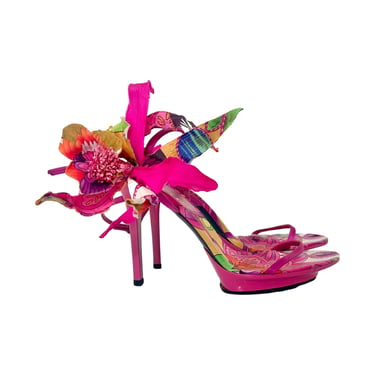 Dior Multicolor Floral Heels