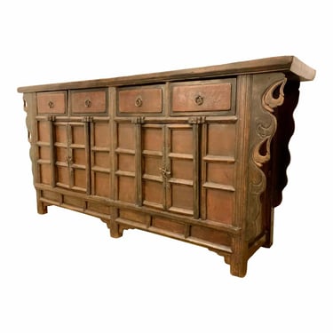 Antique Asian Distressed Sideboard