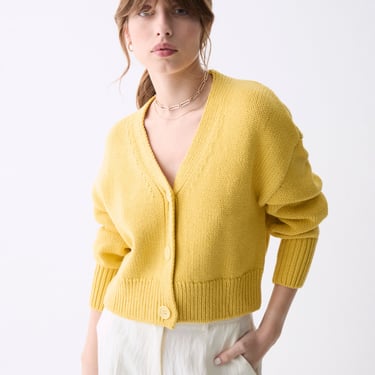 Deluc -  Ayden Cardigan - Yellow