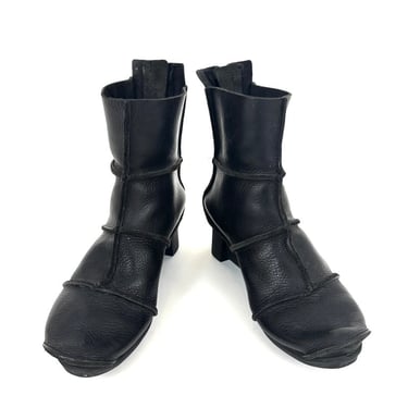 Trippen Leather Patchwork Boots