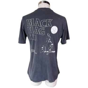1985 Black flag graphic T-shirt 