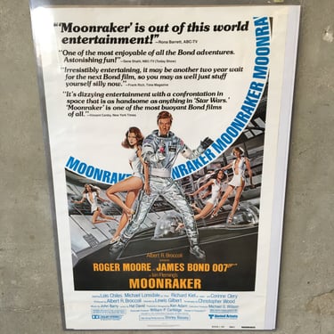 1979 James Bond Moonraker Poster