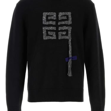 Givenchy Men Black Wool Sweater