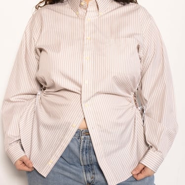 Nena Hansen - Beige Striped Bungee Shirt (2X)