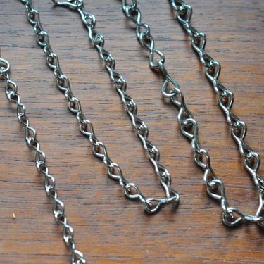 Nickel chain - 16 gauge thick - ideal for hanging terrariums - terrarium chain 