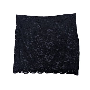 Diane von Furstenberg - Black Lace Mini Skirt Sz 8