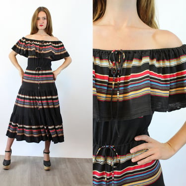 1980s CHRISTIAN DIOR french cotton peasant dress small medium | new summer 