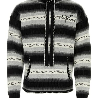 Amiri Men Amri Wave Baja Stripe Hoodie