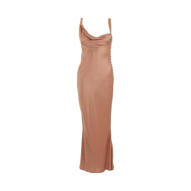 Galliano Pink Silk Gown