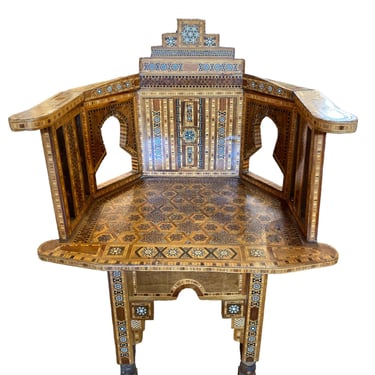 Moroccan Inlaid Chair