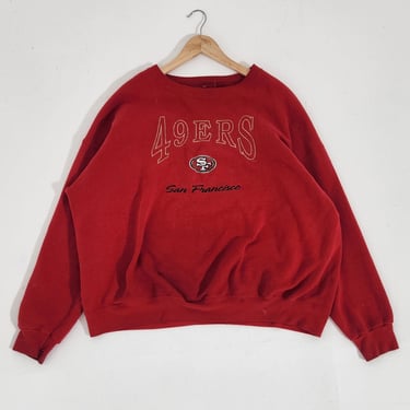 Vintage NFL (Lee) - San Francisco '49Ers' Hooded Sweatshirt 1990's XX-Large