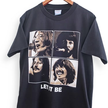 vintage Beatles shirt / 90s band shirt / 1990s The Beatles Let It Be album band t shirt single stitch Medium 