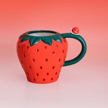 Strawberry Ceramic Mug