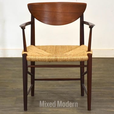 Danish Modern 317 Carver Arm Chair by Peter Hvidt and Orla Molgaard 