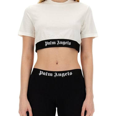 Palm Angels Women Cropped T-Shirt