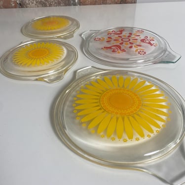 Vintage Pyrex Casserole Lids - Sold Separately 