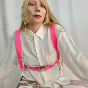 Neon pink utility harness 