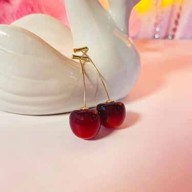 Cherry Stem Earrings
