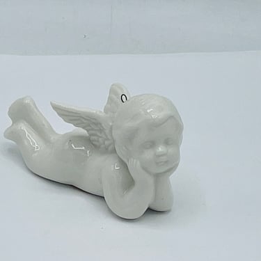 Vintage Porcelain Angel Figurine- Ornament- 3.5" 