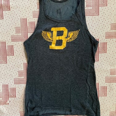 Vintage 1940s - 1950s  Athletic B Jersey Tank Top 
