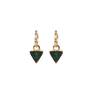 Malachite Giza Earrings